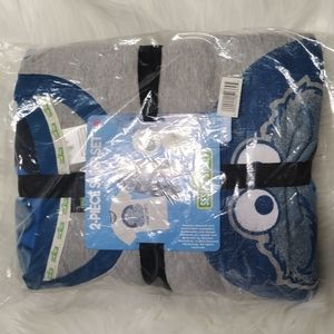 New Cookie Monster Men's XL 2 Piece Sleep Set